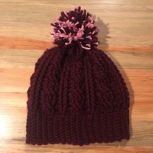 Handmade Crochet Hat/Beanie with Pom Pom